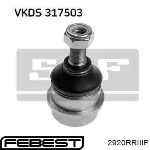 Кульова опора, верхня 2920RRIIIF Febest
