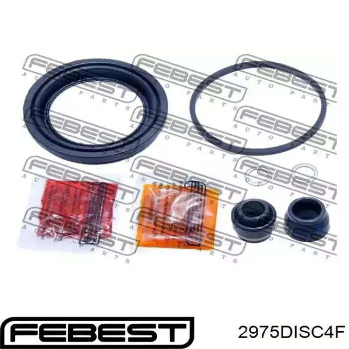 Купити 2975DISC4F Febest Ремкомплект переднього супорту
