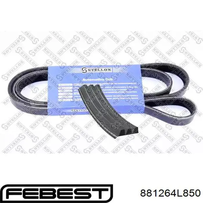 Ремінь кондиціонера Febest 881264L850