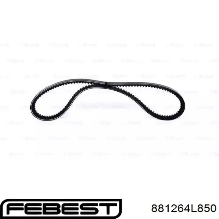 Купити 881264L850 Febest Ремінь генератора