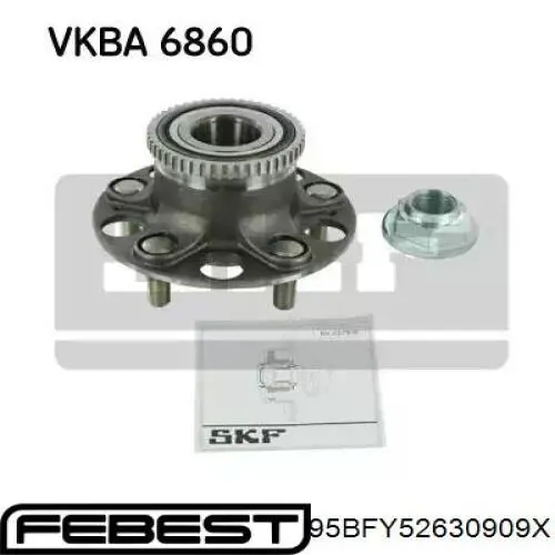 95BFY52630909X Febest Сальник передньої маточини, зовнішній