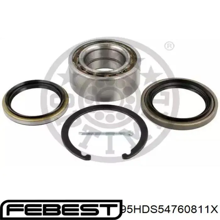 Купити 95HDS54760811X Febest Сальник передньої маточини, внутрішній