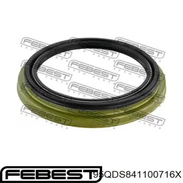 Сальник півосі переднього моста Febest 95QDS841100716X ціна, від 13.27 USD