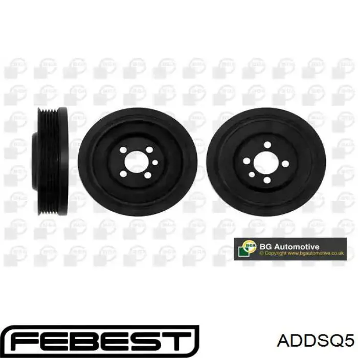 Купити ADDSQ5 Febest Шків колінчастого вала