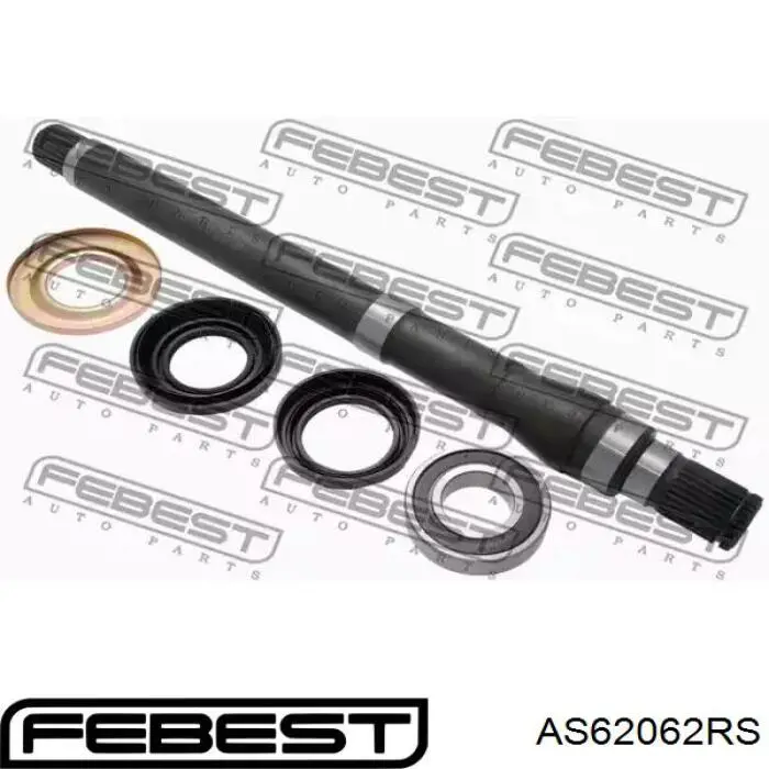 Підвісний підшипник передньої піввісі Febest AS62062RS ціна, від 7.84 USD