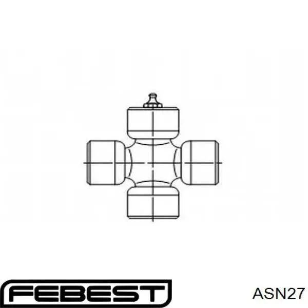 Хрестовина карданного валу ASN27 Febest