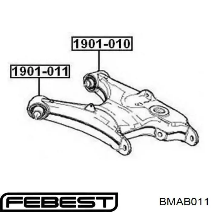 Купити RFD1101 Caster Сайлентблок заднього нижнього важеля