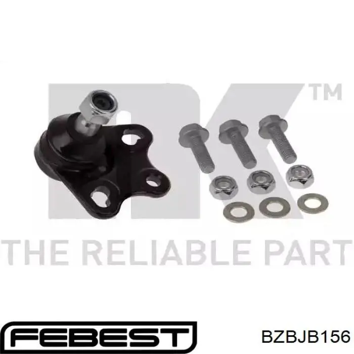 Пильник опори кульової нижній Febest BZBJB156