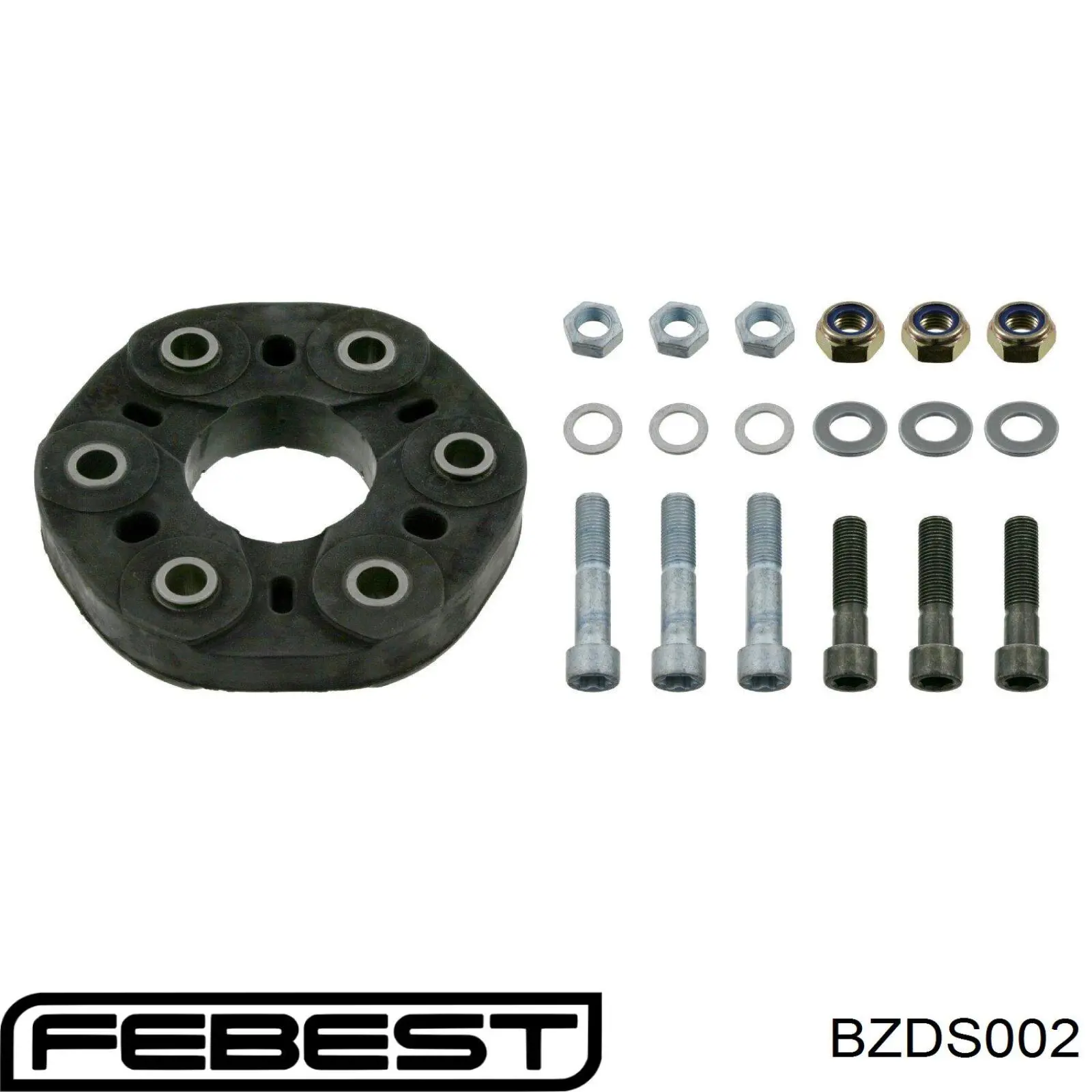 Муфта еластична карданного вала Febest BZDS002 ціна, від 29.37 USD
