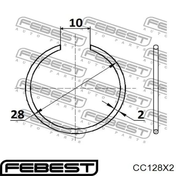  CC128X2 Febest