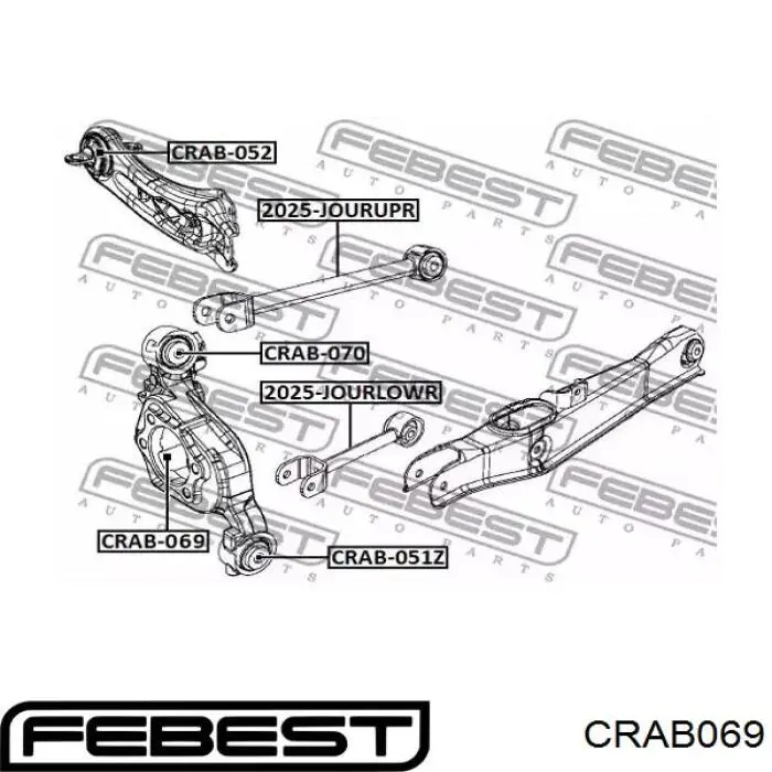 INF380406 InA-For Сайлентблок задньої підвіски
