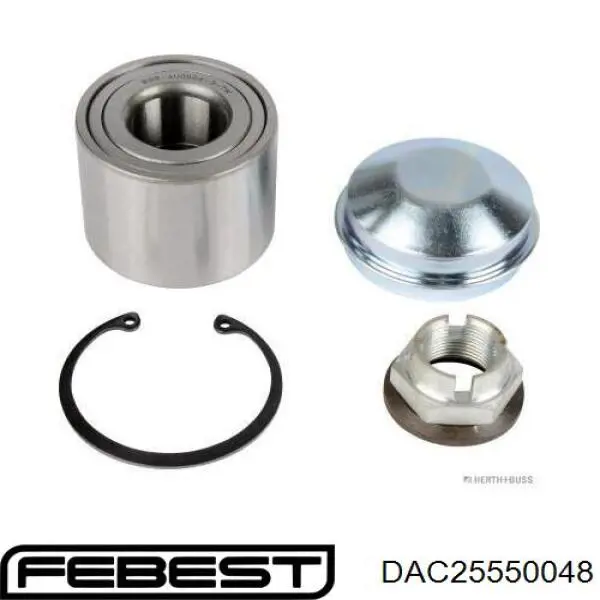 Підшипник маточини задньої Febest DAC25550048 ціна, від 21.54 USD