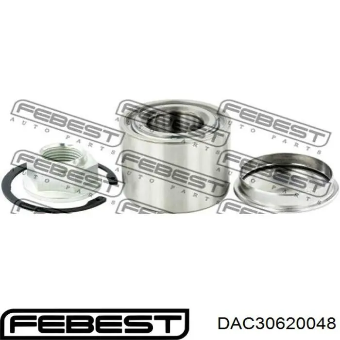 Підшипник маточини задньої Febest DAC30620048 ціна, від 28.10 USD