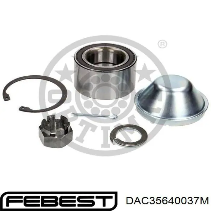 Підшипник ступиці DAC35640037M Febest