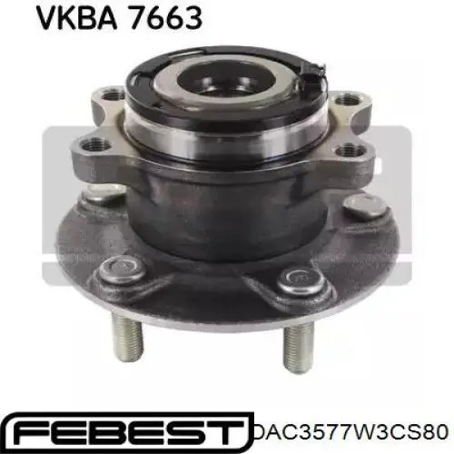 Купити DAC3577W3CS80 Febest Підшипник ступиці передньої