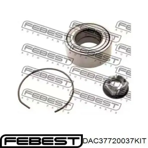 Комплект підшипник маточини передньої Febest DAC37720037KIT ціна, від 16.39 USD