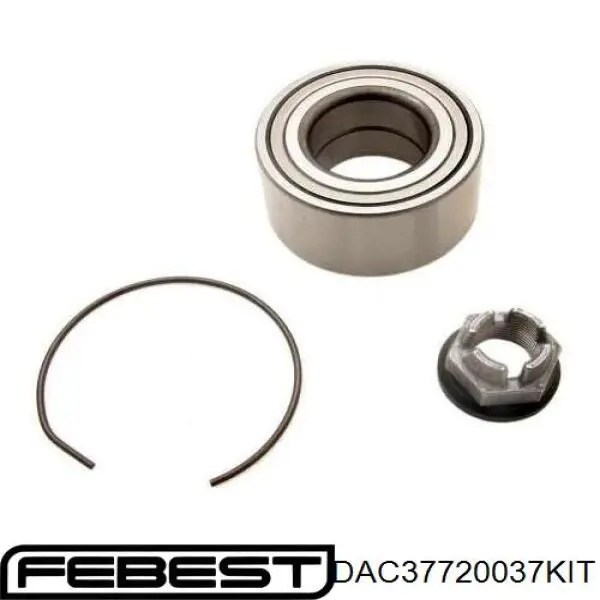 Купити DAC37720037KIT Febest Підшипник ступиці передньої