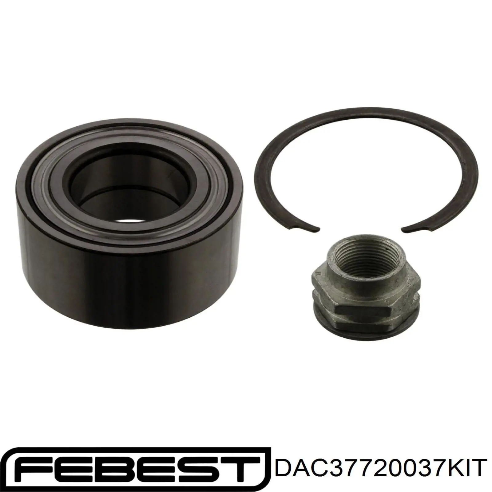 Підшипник ступиці DAC37720037KIT Febest