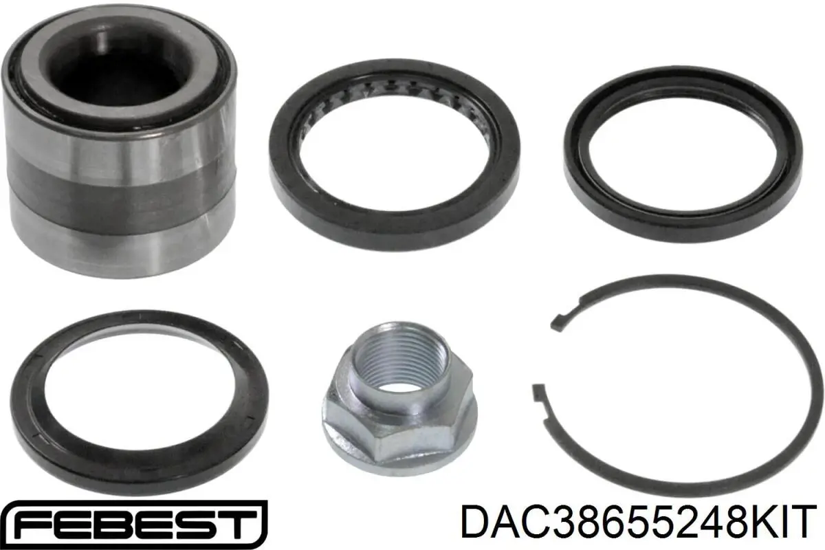 Сальник задньої маточини, зовнішній Febest DAC38655248KIT