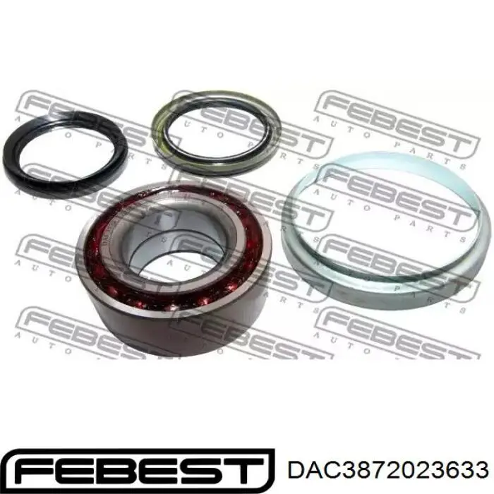 Купити DAC3872023633 Febest Підшипник ступиці передньої