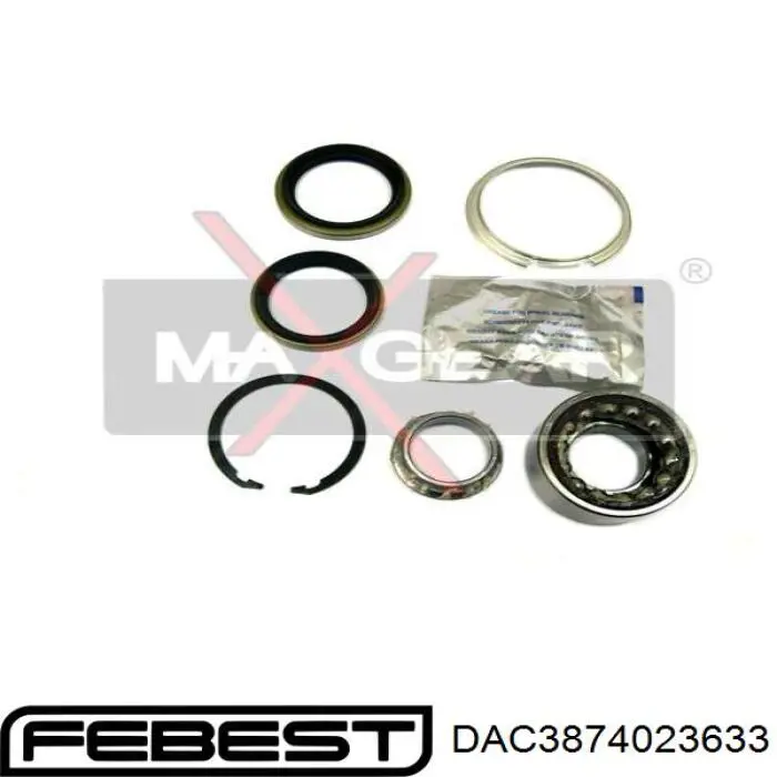 Купити DAC3874023633 Febest Підшипник ступиці передньої