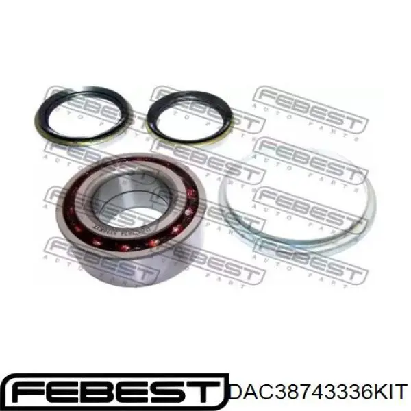 Купити DAC38743336KIT Febest Підшипник ступиці передньої