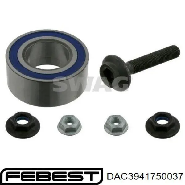 Купити DAC3941750037 Febest Підшипник ступиці передньої