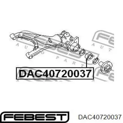 Купити DAC40720037 Febest Підшипник задньої ступиці