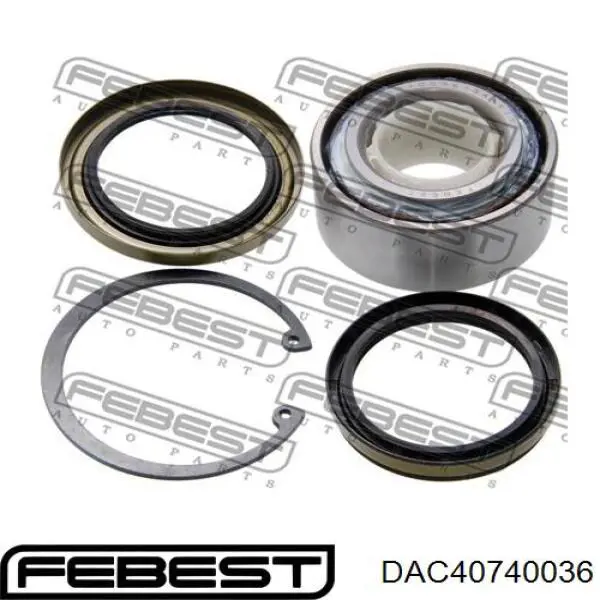 Підшипник ступиці DAC40740036 Febest