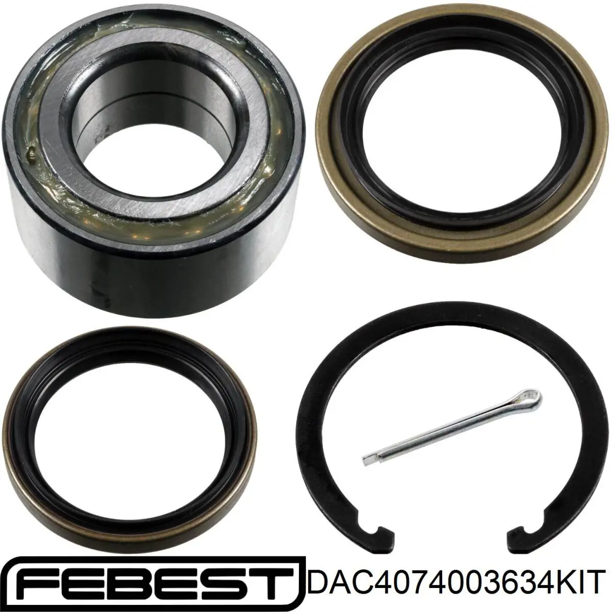 Підшипник ступиці DAC4074003634KIT Febest