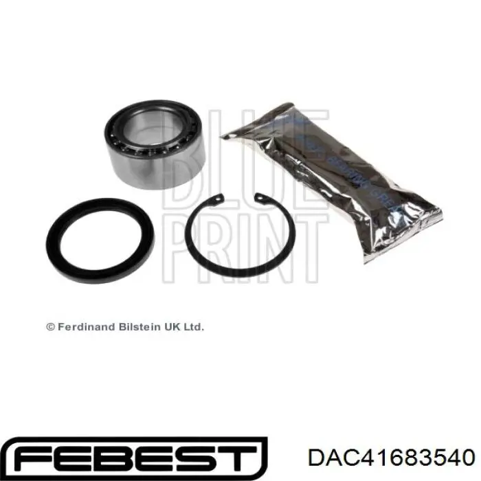 Підшипник маточини передньої DAC41683540 Febest