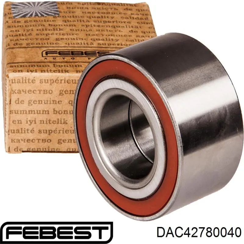 Підшипник маточини Febest DAC42780040