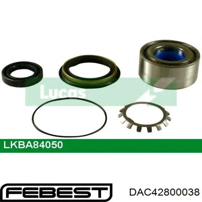 Купити DAC42800038 Febest Підшипник задньої ступиці