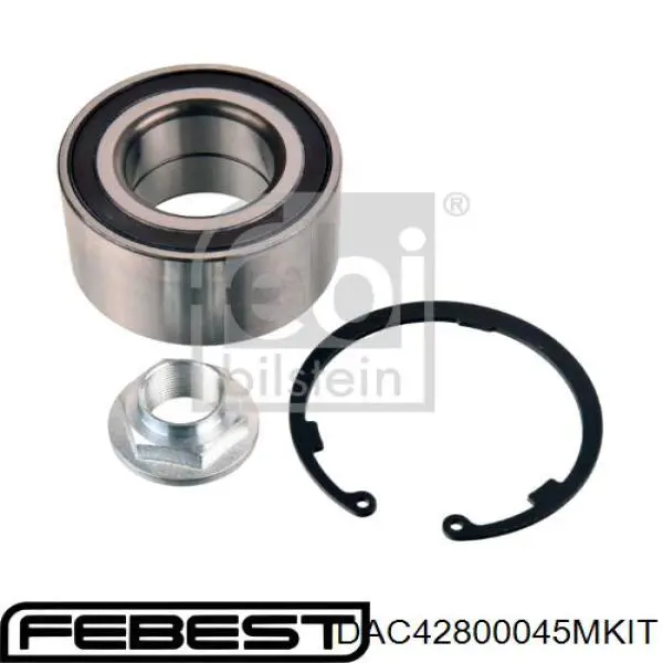 Купити DAC42800045MKIT Febest Підшипник ступиці передньої