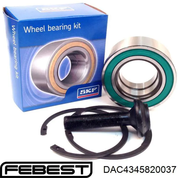 Підшипник маточини передньої/задньої DAC4345820037 Febest