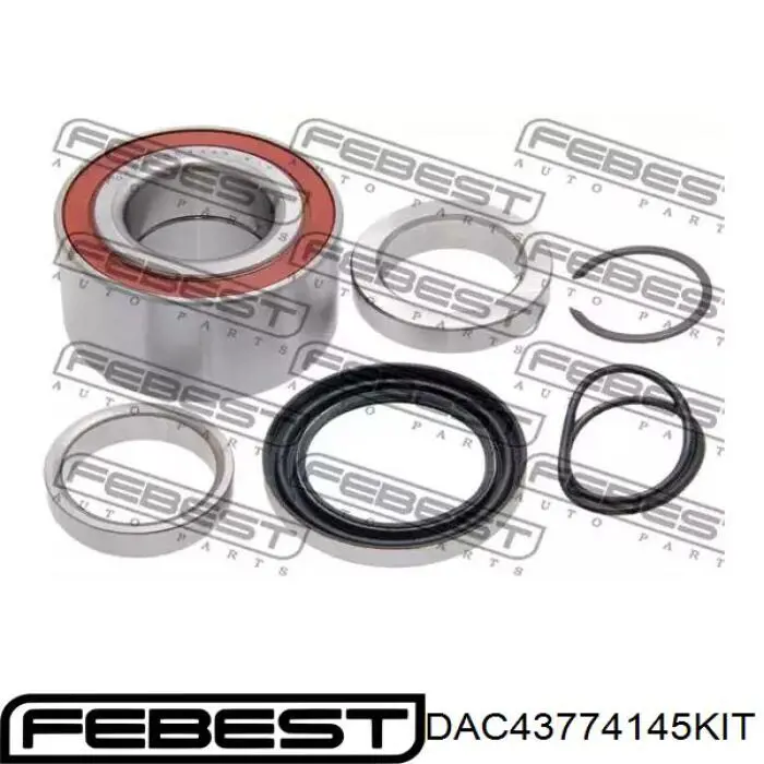 Купити DAC43774145KIT Febest Підшипник ступиці передньої