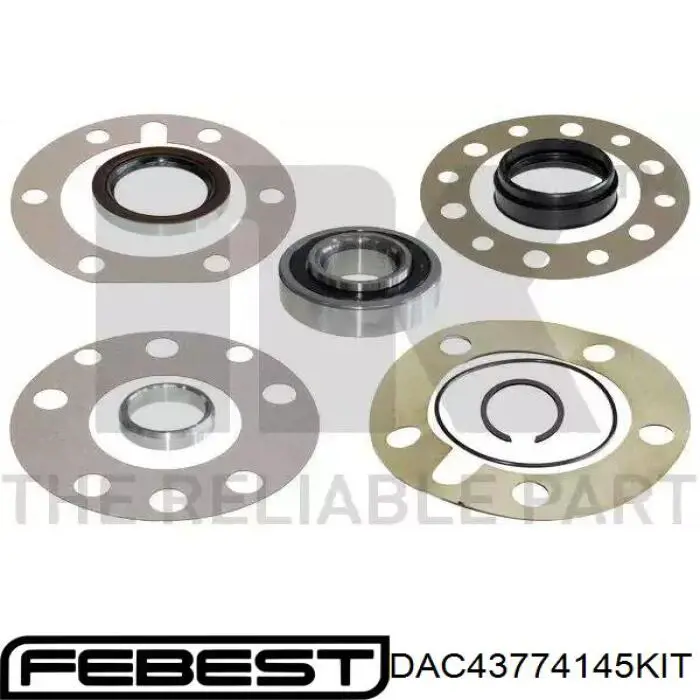 Підшипник ступиці DAC43774145KIT Febest