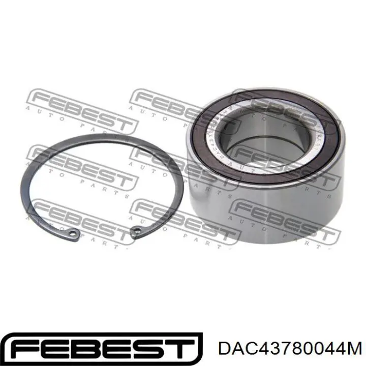 Комплект підшипник маточини передньої Febest DAC43780044M ціна, від 34.84 USD
