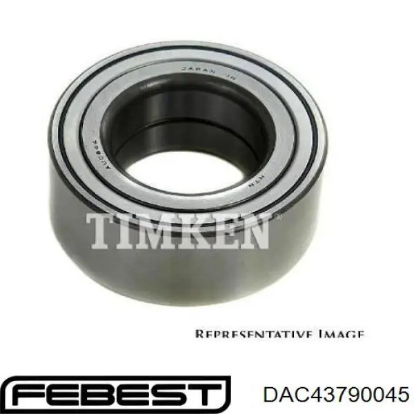 Купити DAC43790045 Febest Підшипник задньої ступиці