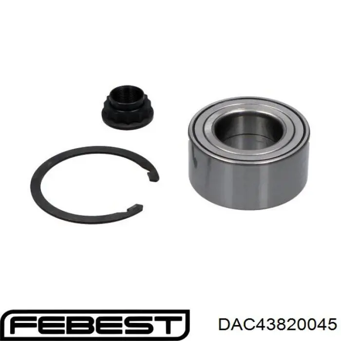 Підшипник ступиці DAC43820045 Febest