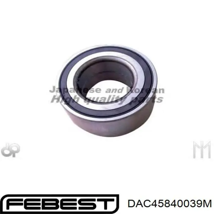 DAC45840039M Febest Підшипник маточини передньої