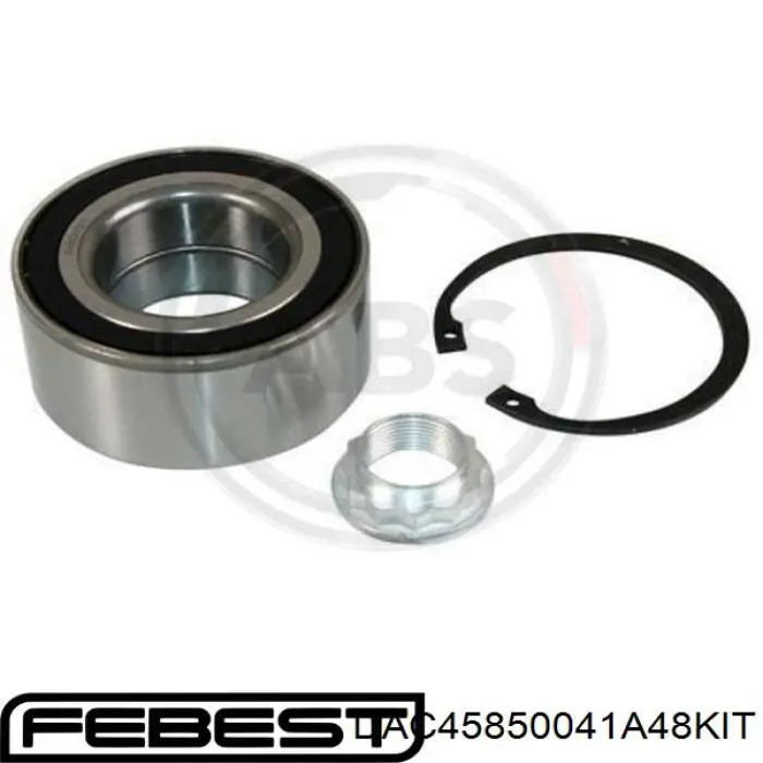Купити DAC45850041A48KIT Febest Підшипник маточини передньої/задньої