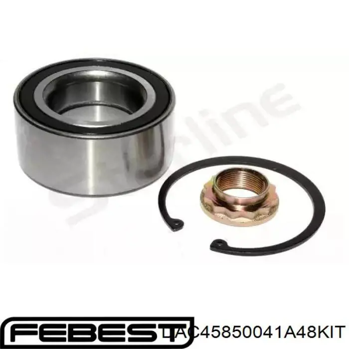 Підшипник маточини передньої/задньої DAC45850041A48KIT Febest