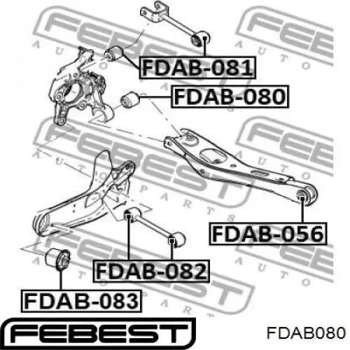 Купити FDAB080 Febest 