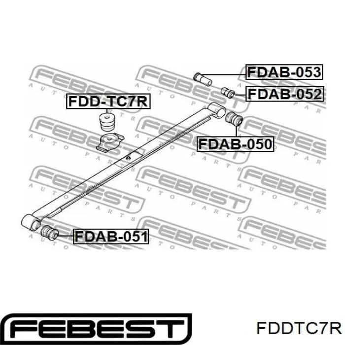 FDSM027 Kautek відбійник задньої ресори