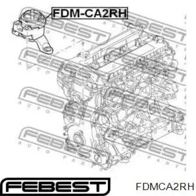 Подушка (опора) двигуна, права FDMCA2RH Febest