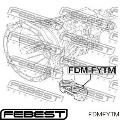 FDTM011 Teknorot подушка трансмісії (опора коробки передач)