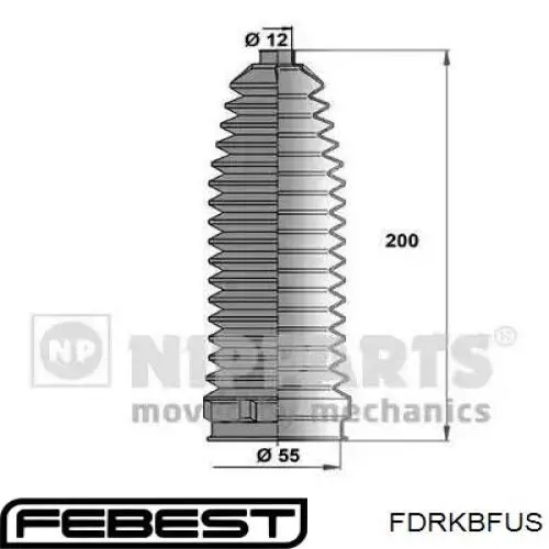 Пильник рульової тяги GSP 540287 ціна, від 6.16 USD