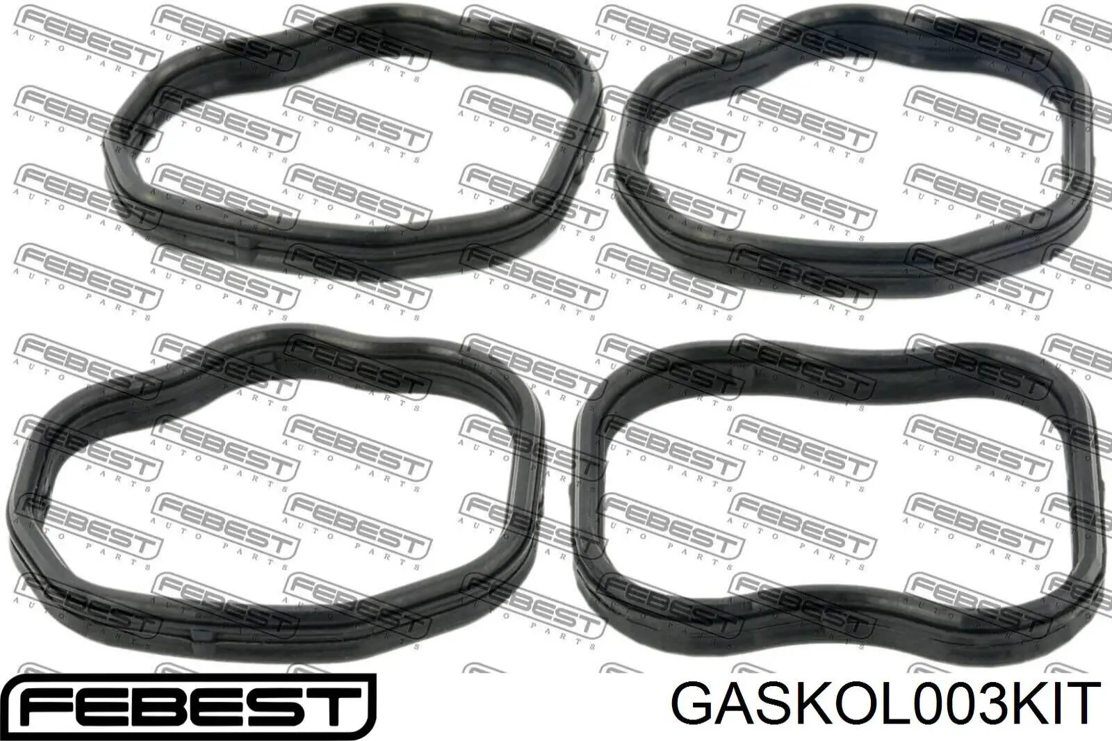Прокладка клапанної кришки двигуна, комплект Febest GASKOL003KIT ціна, від 3.47 USD