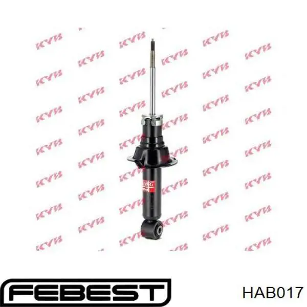 Задні втулки амортізатора HAB017 Febest